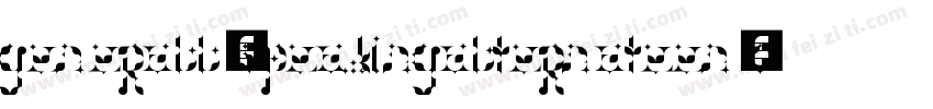GenerallySpeakingAlternateEndcaps-2YAW字体转换