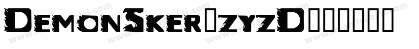 DemonSker-zyzD字体转换
