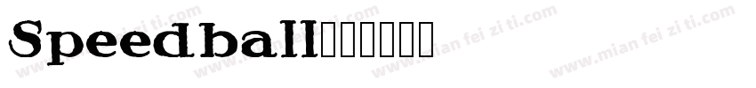 Speedball字体转换