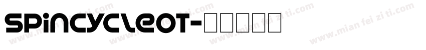 SpinCycleOT字体转换