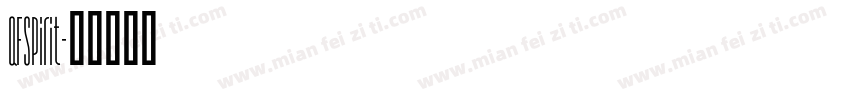 QFSpirit字体转换
