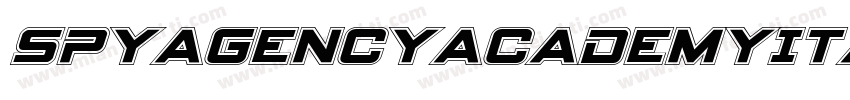SpyAgencyAcademyItalic字体转换
