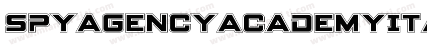 SpyAgencyAcademyItalic字体转换