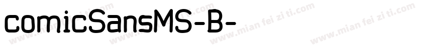 comicSansMS-B字体转换