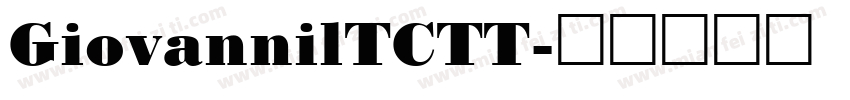 GiovannilTCTT字体转换