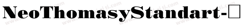 NeoThomasyStandart字体转换