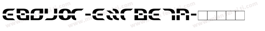 EboyOT-EXTBeta字体转换
