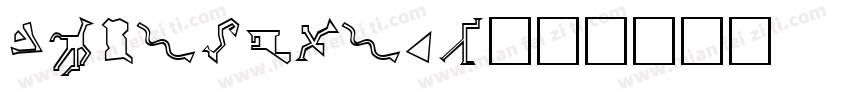 Aldrichreg字体转换