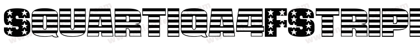 Squartiqa4FStripes字体转换