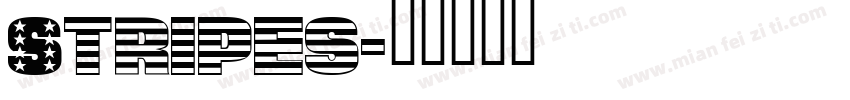 Stripes字体转换