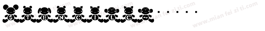 STENCILC字体转换