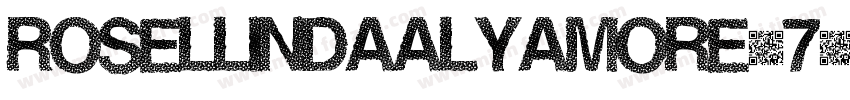 RosellindaAlyamore-7字体转换