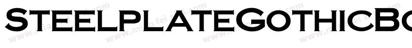 SteelplateGothicBold字体转换