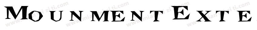 MounmentExtended字体转换