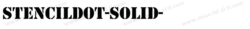StencilDOT-Solid字体转换