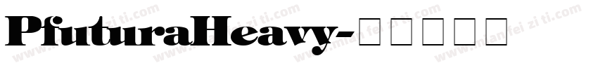 PfuturaHeavy字体转换