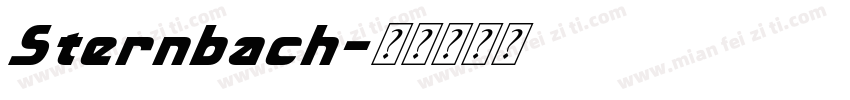 Sternbach字体转换