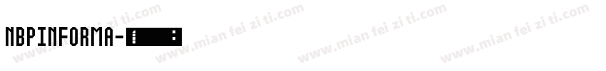 NBPINFORMA字体转换