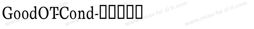 GoodOT-Cond字体转换