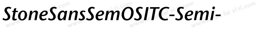 StoneSansSemOSITC-Semi字体转换