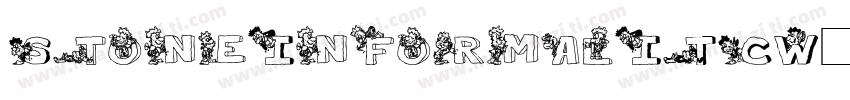 StoneInformalITCW01字体转换
