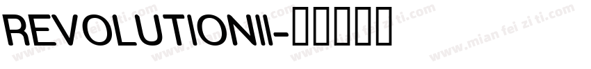 REVOLUTIONII字体转换