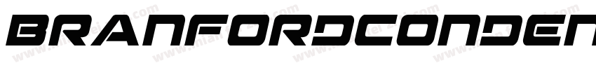 BranfordCondensed字体转换