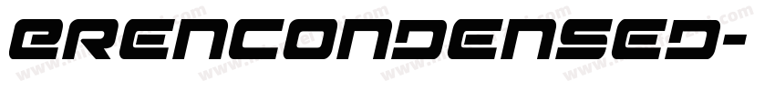 ErenCondensed字体转换