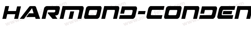 Harmond-Condensed字体转换