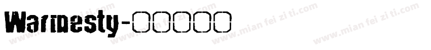Warmesty字体转换