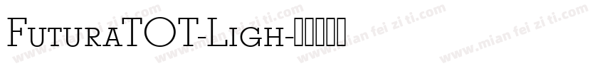 FuturaTOT-Ligh字体转换
