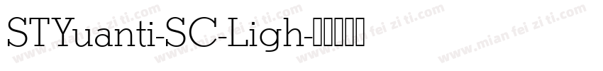 STYuanti-SC-Ligh字体转换