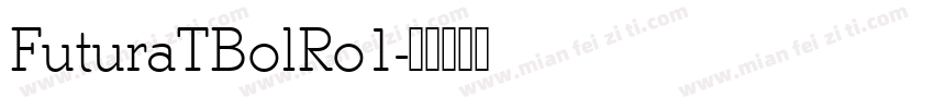 FuturaTBolRo1字体转换