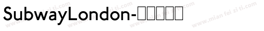 SubwayLondon字体转换