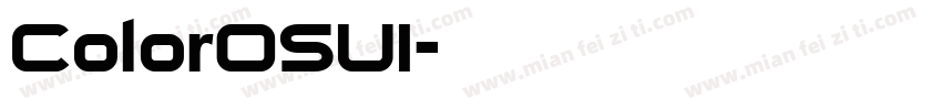 ColorOSUI字体转换