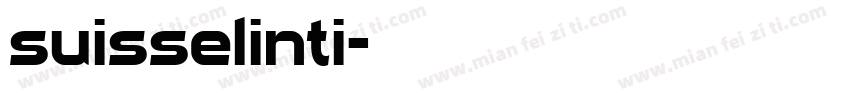 suisselinti字体转换