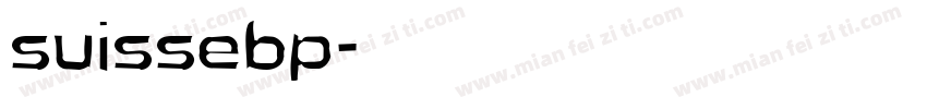 suissebp字体转换