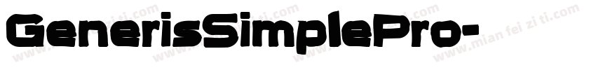 GenerisSimplePro字体转换