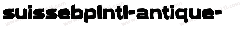 suissebplntl-antique字体转换