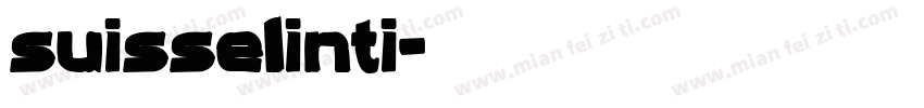 suisselinti字体转换