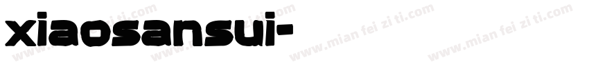 xiaosansui字体转换
