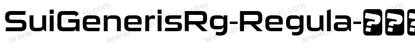 SuiGenerisRg-Regula字体转换