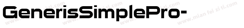 GenerisSimplePro字体转换