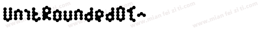 UnitRoundedOT字体转换