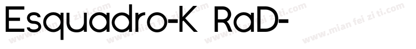 Esquadro-K7RaD字体转换