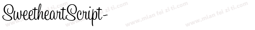 SweetheartScript字体转换