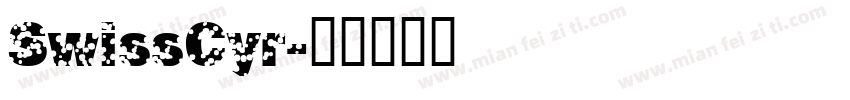 SwissCyr字体转换