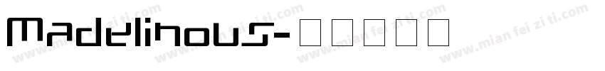 Madelinous字体转换