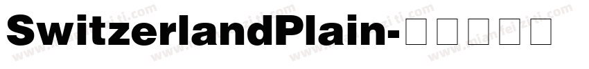 SwitzerlandPlain字体转换