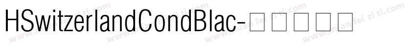 HSwitzerlandCondBlac字体转换